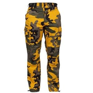 Yellow Camo Rothco BDU Cargo Pants
